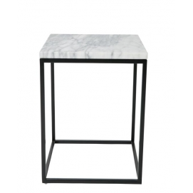 Marble power side table